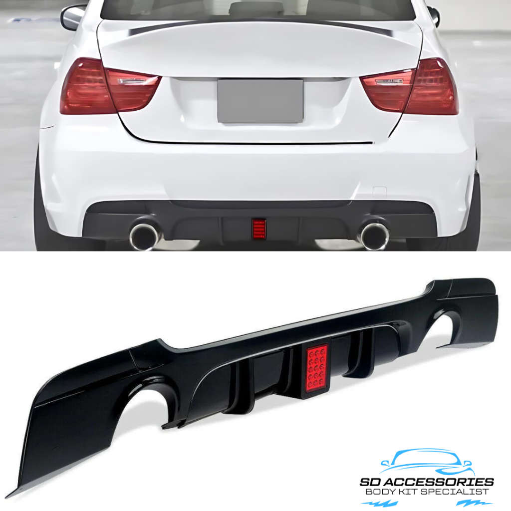 BMW E90 F1 style diffuser (with Light)