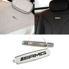 Mercedes AMG seat badges