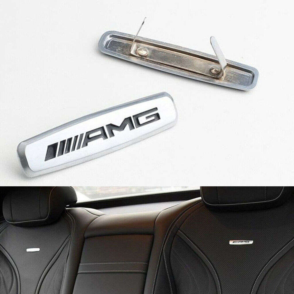 Mercedes AMG seat badges