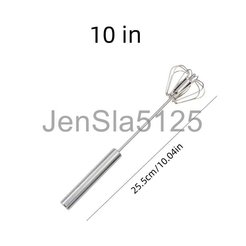 Stainless Steel Semi-Automatic Whisk (25cm)