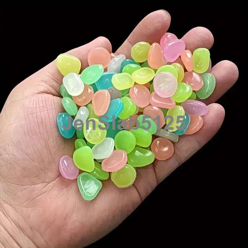GLOW IN THE DARK FLUORESENT PEBBLES