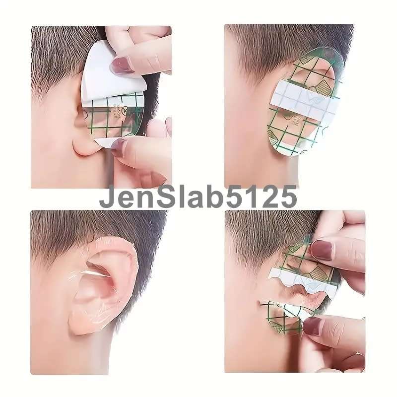 TRANSPARENT WATERPROOF EAR PROTECTING STICKERS (X10)