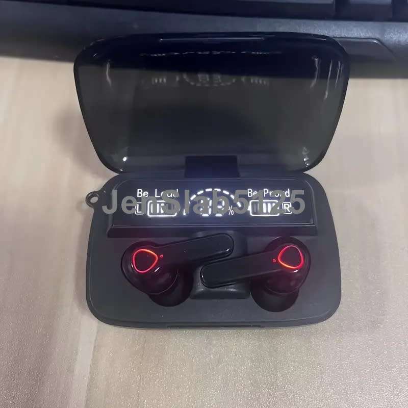 TWS WIRELESS EARBUDS WITH TOUCH CONTROL, DISPLAY SCREEN AND POWER BANK, SINGLE AND BINAURAL SWITCH