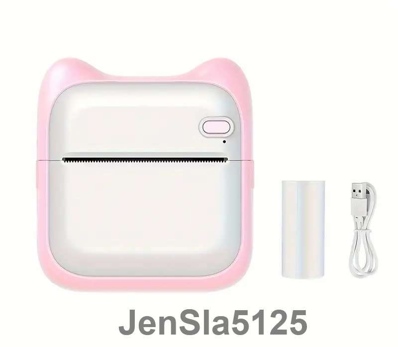 PINK WIRELESS MINI BLUETOOTH POCKET THERMAL PRINTER