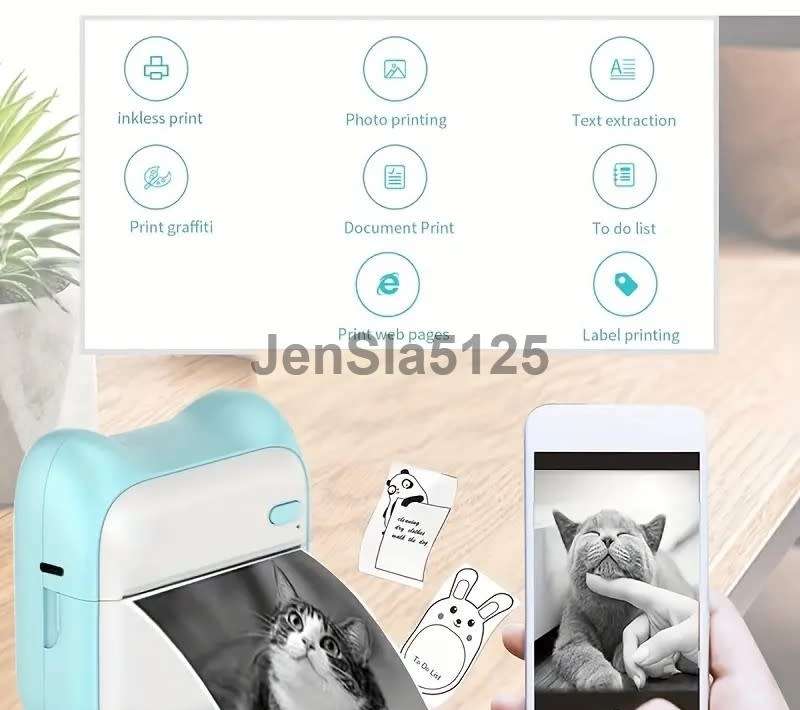 2 X HD PHOTO STICKER MINI THERMAL PRINTER PAPER ROLLS