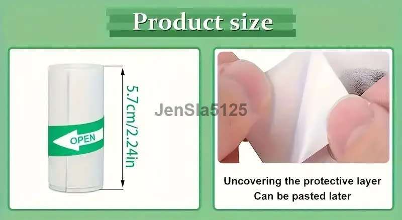 2 X HD PHOTO STICKER MINI THERMAL PRINTER PAPER ROLLS