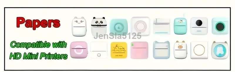 2 X HD PHOTO STICKER MINI THERMAL PRINTER PAPER ROLLS
