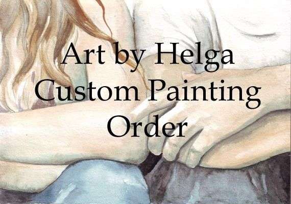 Custom watercolor painting, original fine art of the image you want (pets welcome)