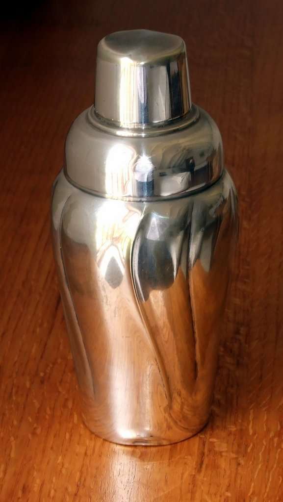Cocktail Shaker Art Deco Streamline Design by WMF, c1935, RARE!