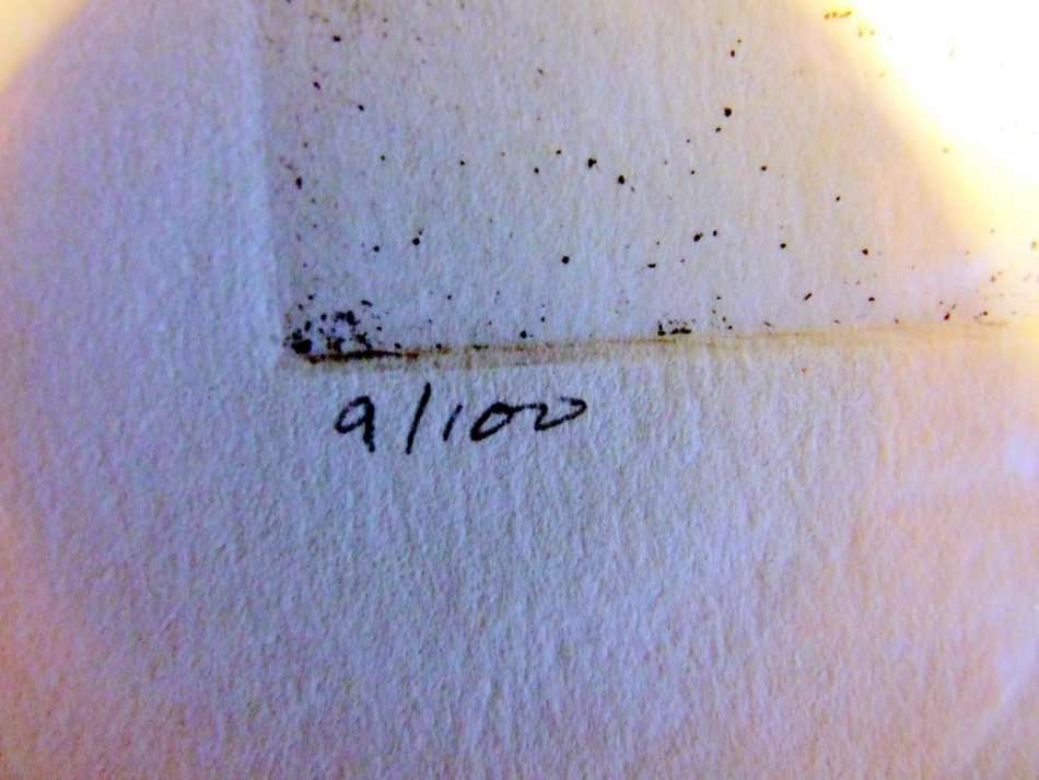 TWO MARGARET MASKEW ETCHINGS OF UYS KRIGE: Old Poet  #18/100, 1984 and Ek is Oud #9/100 1978