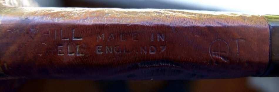 DUNHILL TANSHELL ESTATE PIPE, 1957 #4 BOWL VERY NICE, OLD REPAIR plus 1964 DUNHILL CATALOGUE 48PAGES