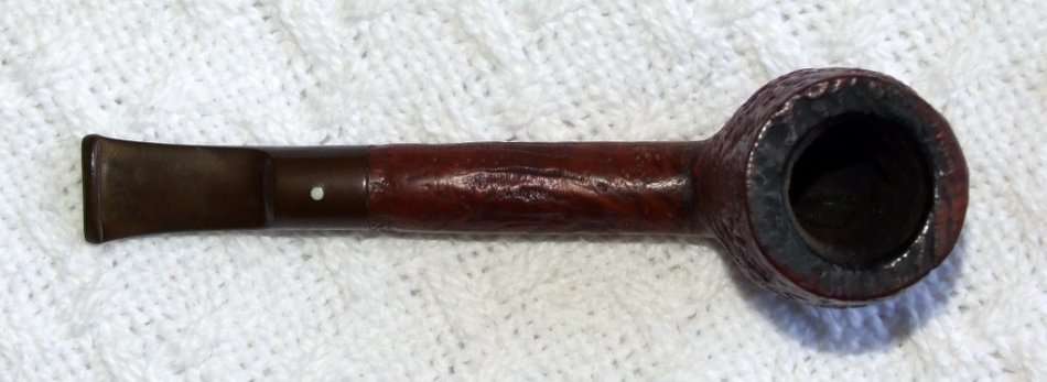 DUNHILL TANSHELL ESTATE PIPE, 1957 #4 BOWL VERY NICE, OLD REPAIR plus 1964 DUNHILL CATALOGUE 48PAGES