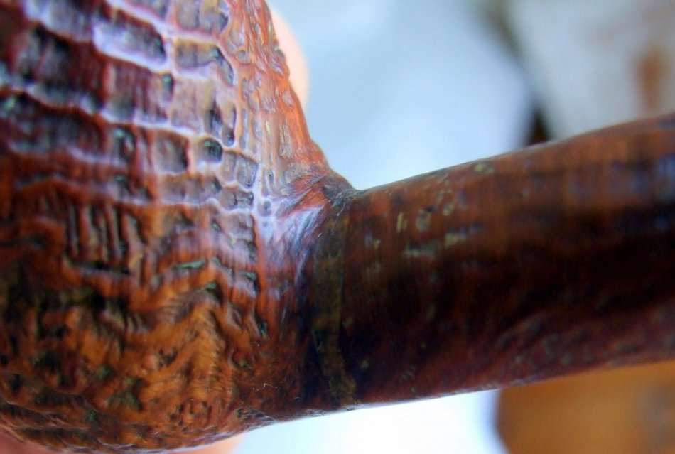 DUNHILL TANSHELL ESTATE PIPE, 1957 #4 BOWL VERY NICE, OLD REPAIR plus 1964 DUNHILL CATALOGUE 48PAGES