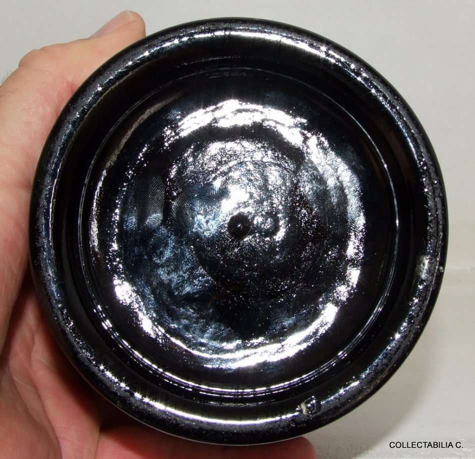 Vintage dark, dark brown Port bottle.