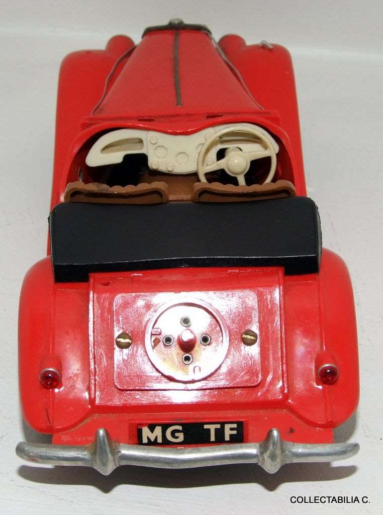 Vintage VICTORY INDUSTRIES V-MODEL MG TC with "Mighty Midget" electric motor, original box, c1954