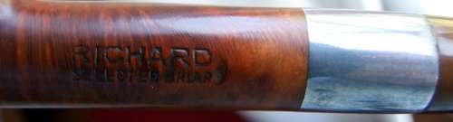Superb Richard selected briar billiard estate pipe in good condition.