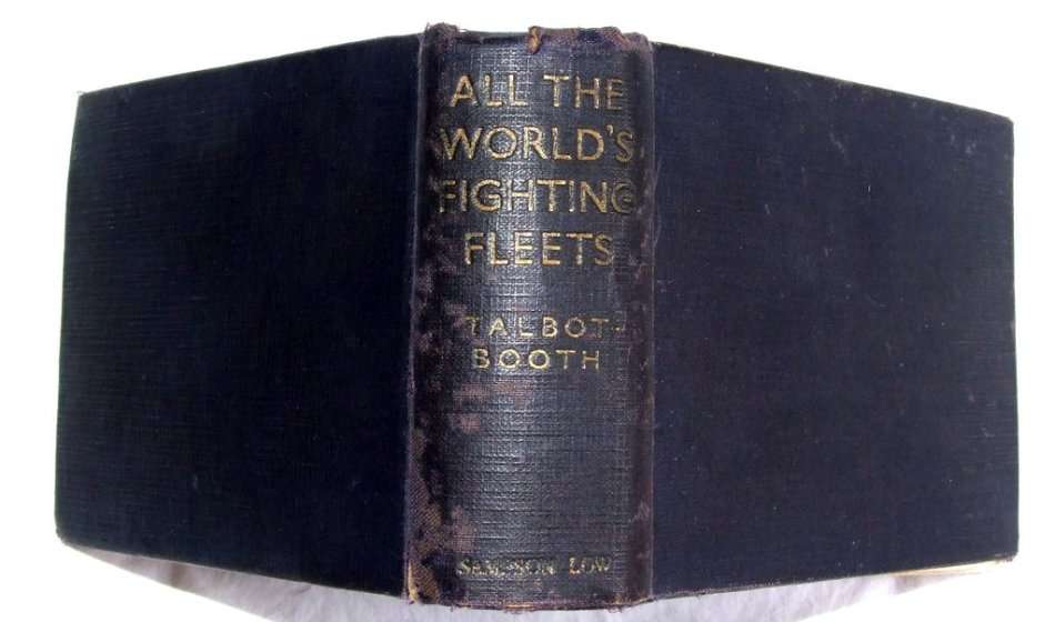 1940 edition of "ALL THE WORLD'S FIGHTING FLEETS" - Sampson, Low, Marston, with pencil notations...