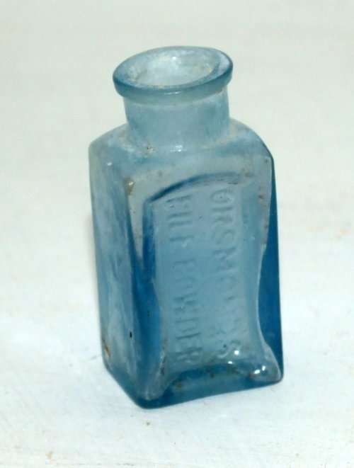 RARE!   Antique ORSMOND'S PILE POWDER Bottle  -- SA Pharmaceutical History!