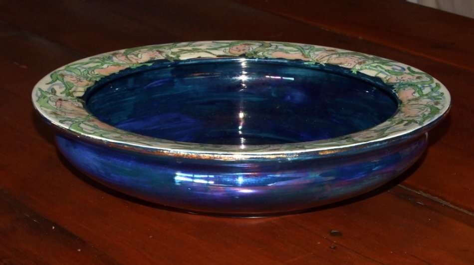 Unique Royal Staffordshire Wilkinson Burslem Pottery Bowl  hand painted Water babies by Olive Crane