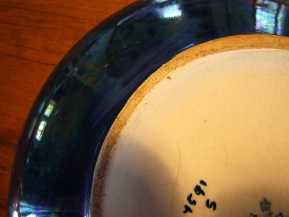 Unique Royal Staffordshire Wilkinson Burslem Pottery Bowl  hand painted Water babies by Olive Crane