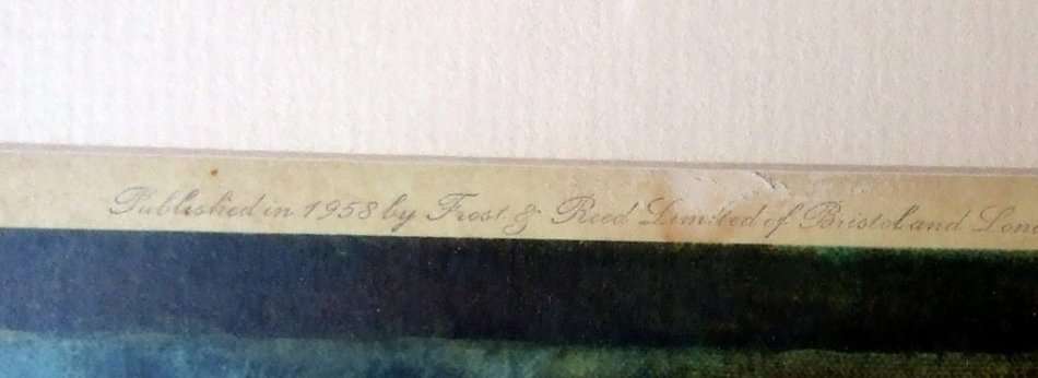 Signed Limited Edition Print: "Eve and Yasmin" by Sir William Russel Flint.  Framed, large.