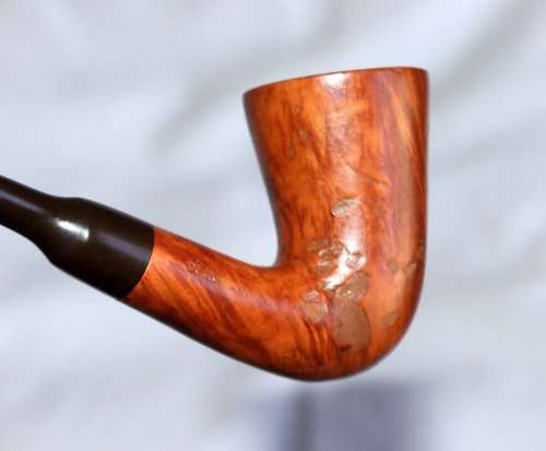 PETERSON'S CALABASH SMOOTH FISHTAIL  estate pipe