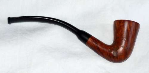 PETERSON'S CALABASH SMOOTH FISHTAIL  estate pipe