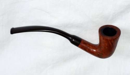 PETERSON'S CALABASH SMOOTH FISHTAIL  estate pipe