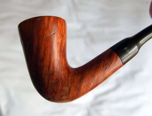 PETERSON'S CALABASH SMOOTH FISHTAIL  estate pipe