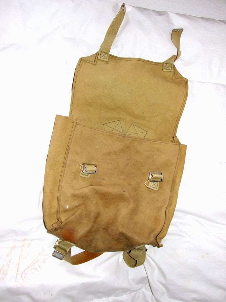 Vintage canvas rucksack