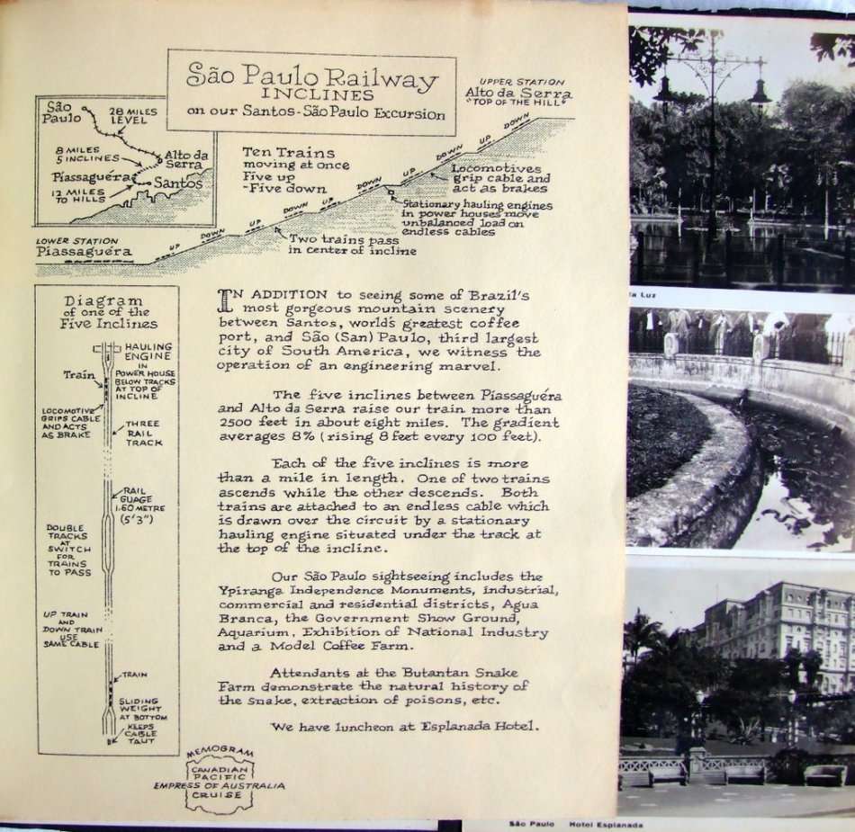 "Empress of Australia"  Photographs & Postcards from this Canadian Pacific ship's 1935 World Cruise