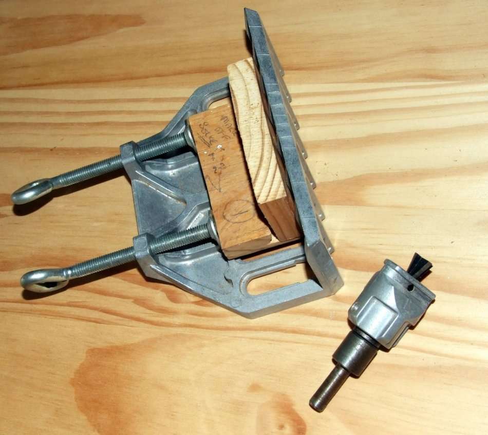 Handy Quality Dovetail Jointer Jig and Cutter Drill Attachment