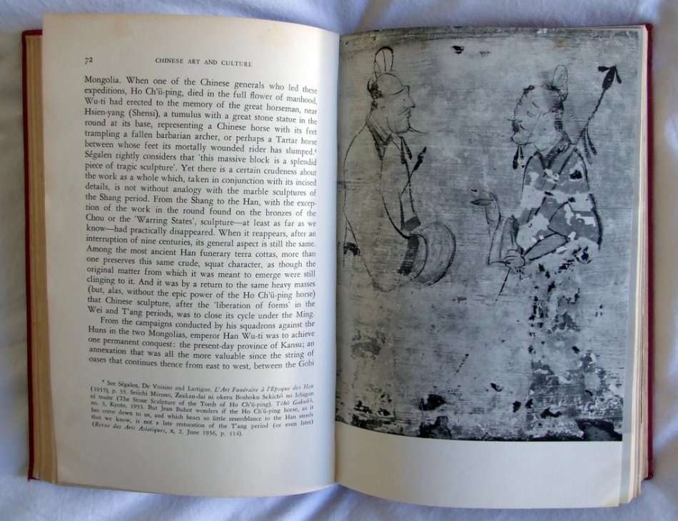 CHINESE ART & CULTURE by Rene Grousset, Andre Deutsch Ltd. 1959 Illustrated, Good condition.