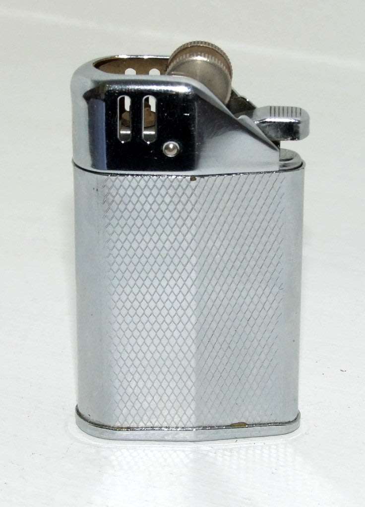 UNIQUE vintage Chrome NAPHTHA VAPOUR lighter RARE