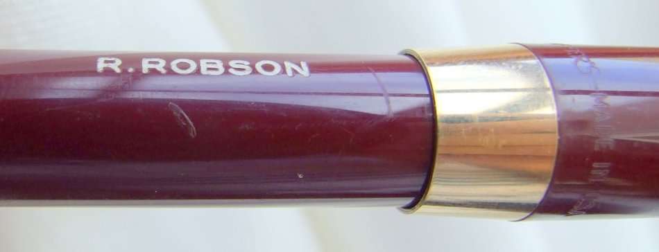 Burgundy SHEAFFER White Dot Snorkel PFM III Fountain "Pen For Men" 14k nib, good working condition