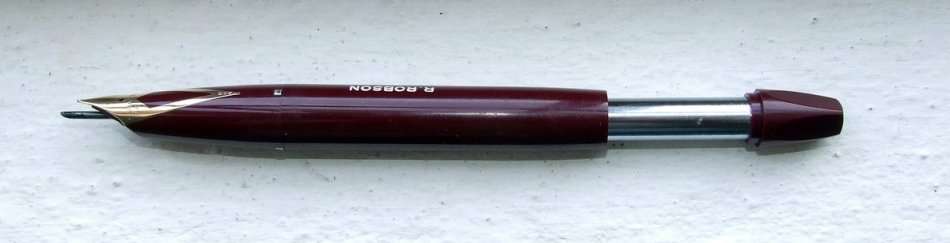 Burgundy SHEAFFER White Dot Snorkel PFM III Fountain "Pen For Men" 14k nib, good working condition