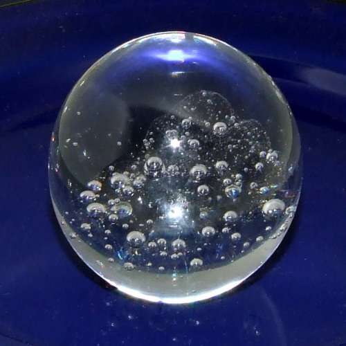 Heavy Glass Paperweight