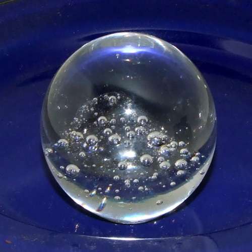 Heavy Glass Paperweight