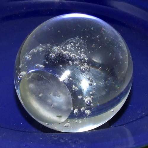 Heavy Glass Paperweight