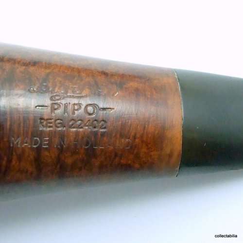 Very nice vintage BIG BEN PIPO Tobacco Pipe in original Chamois leather bag with zip.