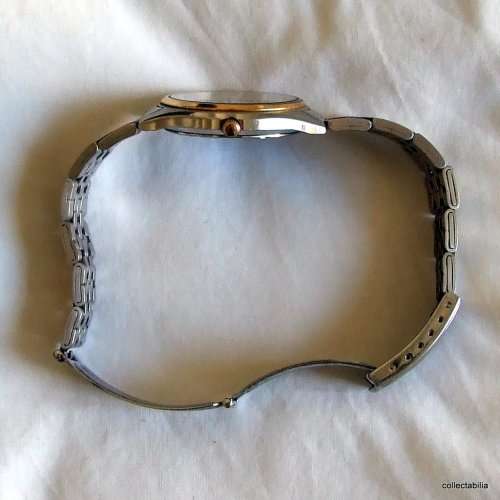 Super Seiko Quartz Men`s Watch, 7N49-9041 working, new battery, firm dual tone strap