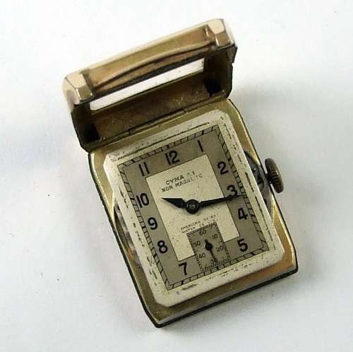 Vintage Art Deco CYMA Watch Rolled Gold, WORKING