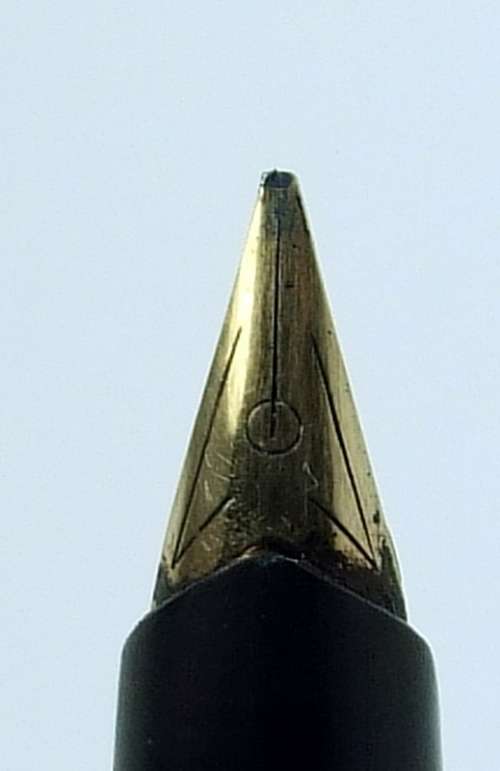 A vintage PELIKAN M20 SILVEXA fountain pen
