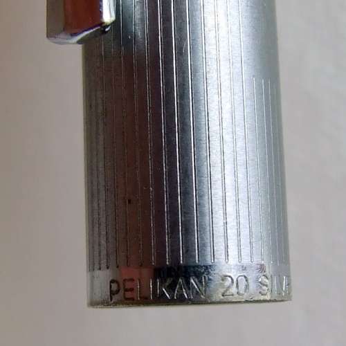 A vintage PELIKAN M20 SILVEXA fountain pen