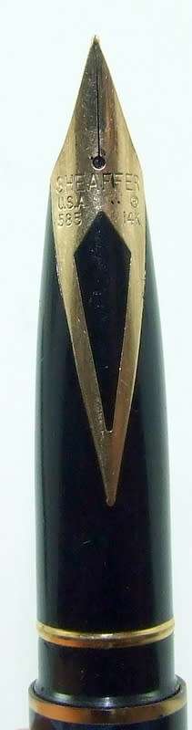 Sheaffer Targa 1080 Cobalt Blue Ronce Lacquer Fountain Pen 14kt Fine Nib