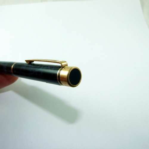 Sheaffer Targa 1080 Cobalt Blue Ronce Lacquer Fountain Pen 14kt Fine Nib