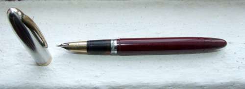 Vintage Sheaffer White Dot Triumph Touchdown Fountain Pen - 14ct nib