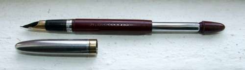 Vintage Sheaffer White Dot Triumph Touchdown Fountain Pen - 14ct nib