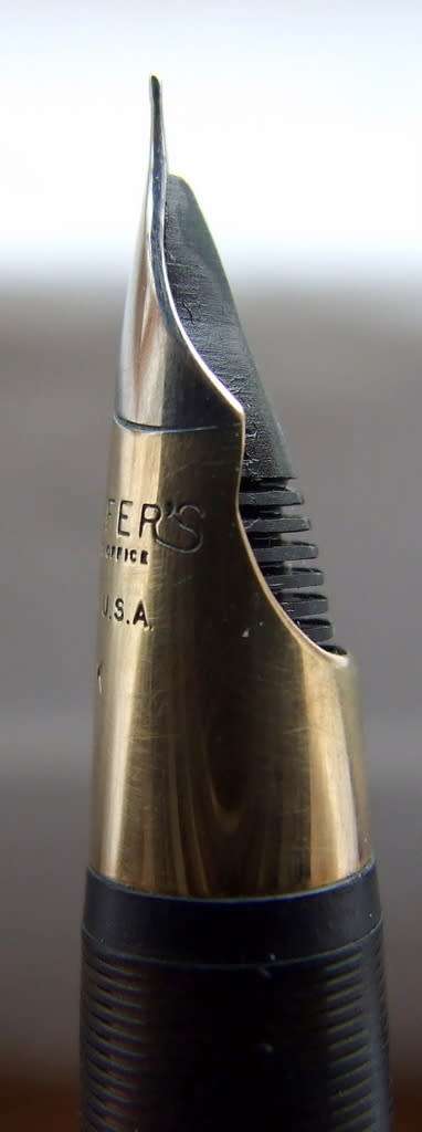 Vintage Sheaffer White Dot Triumph Touchdown Fountain Pen - 14ct nib