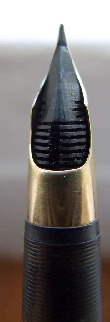 Vintage Sheaffer White Dot Triumph Touchdown Fountain Pen - 14ct nib